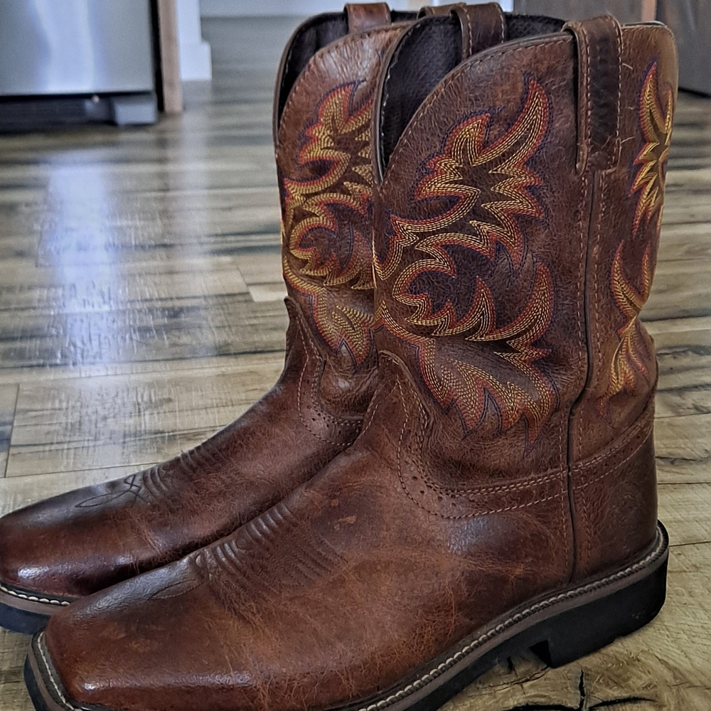 Justin Boots Brown Western Cowboy Boots
